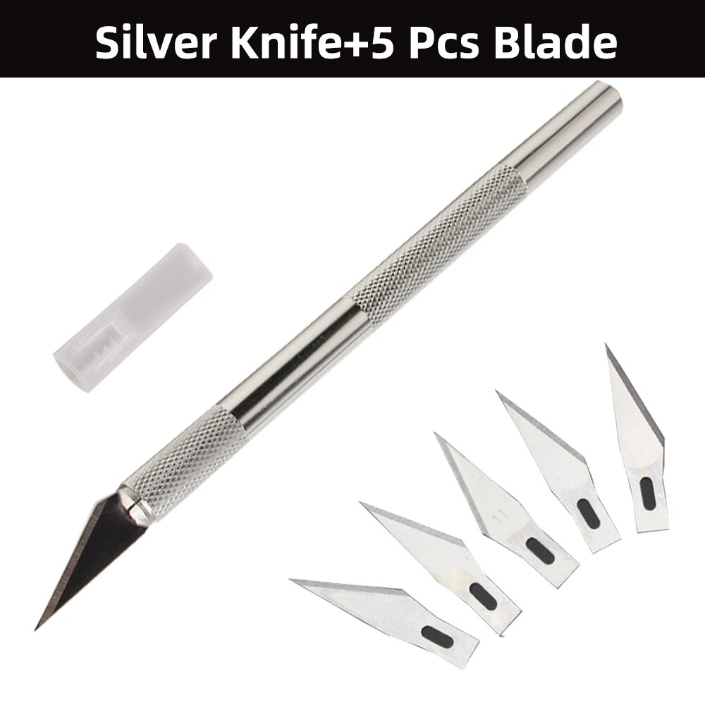 Diy Art Snijgereedschap Craft Snijden Kinfe Aluminium Hout Cutter Carve Mes Papier Cutter Diy Craft Naaien Snijgereedschap acces: G