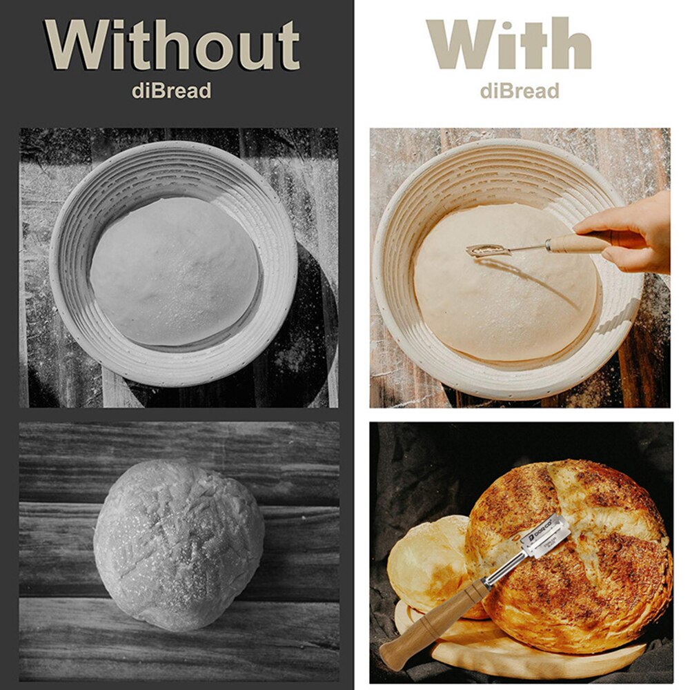 Stainless Steel Bread Dough With 4 Blades For Kichen Supplies Blades Bread Cutter For Slashing Scoring