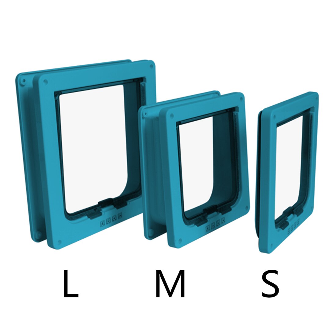 5 Colors Intellgent Control Dog Cat Doors Pet Cat Puppy Dog Gates Door Lockable Safe Flap Door Pet safety products