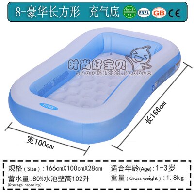 Inflatable Swimming Pool Infant Swimming Pool Bathtub Sand Basin Ocean Ball Pool: Black