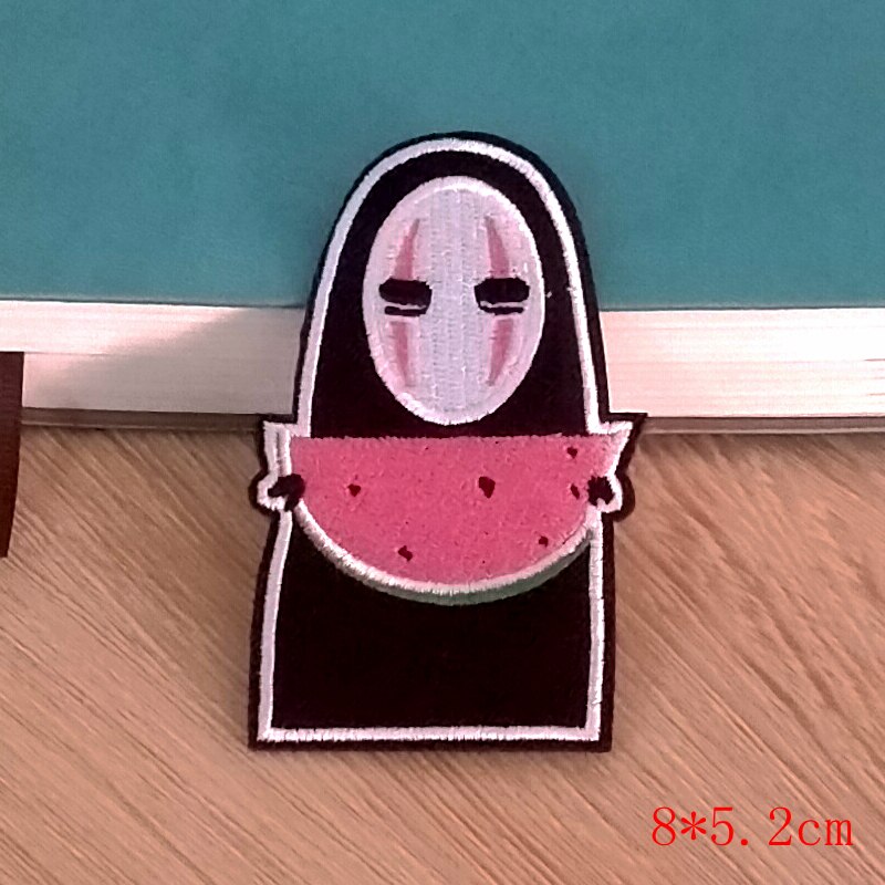 Parches bordados de calavera Punk para planchar en ropa, Parche de gusano de arena para coser en la prenda decoración para ropa: PE5172CT