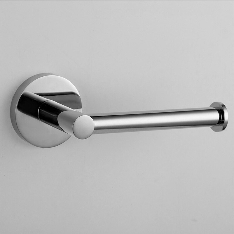 Portable Suction Cup Stainless Steel Toilet Paper Holder Wall Mounted Bathroom Kitchen Shelf