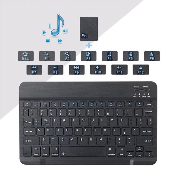 Slim Portable Mini Wireless Bluetooth Keyboard for IOS Android Tablet PC Windows Noiseless Ergonomic Keyboard for PC Ablet Phone