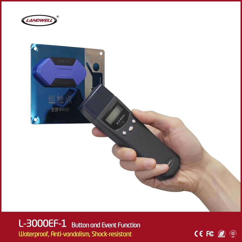 Landwell Lcd Screen Patrol Stick Guard Tour Patrol System