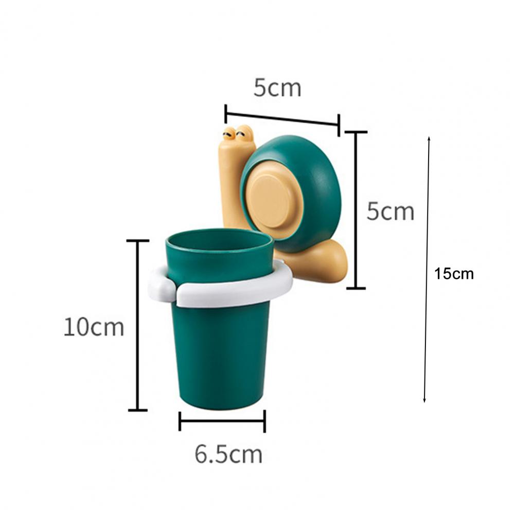 Tazza per spazzolino da denti a parete in plastica facile da pulire tazza per spazzolino da denti per bambini
