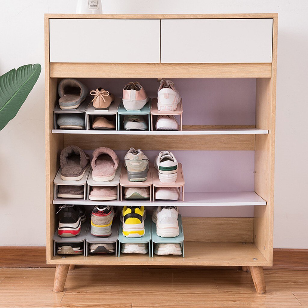 35 # Opvouwbare Schoen Organisator Schoen Stacker Ruimte Besparen Display Rack Schoenen Huishoudelijke Handige Organizer Woonaccessoires