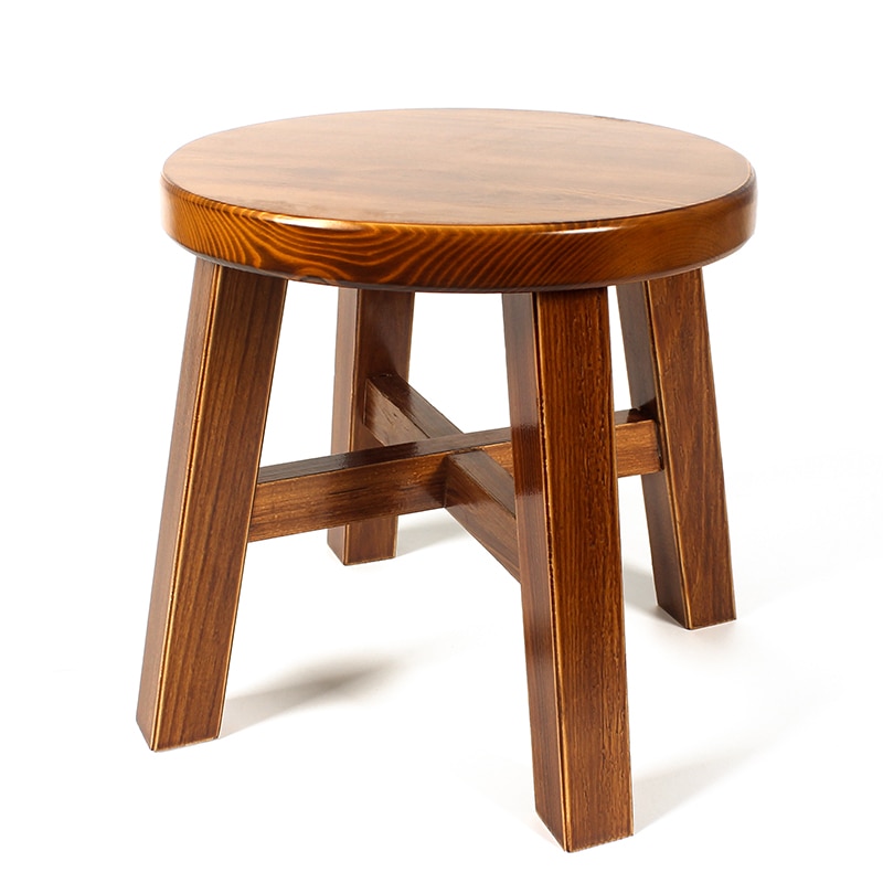 Living room home stool solid wood adult small bench simple modern wood stool wooden stool
