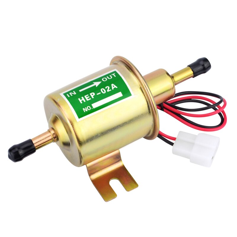 Speedwow guld diesel benzin benzin elektrisk 12v brændstofpumpe lavtryk hep -02a til bil karburator motorcykel atv bildele