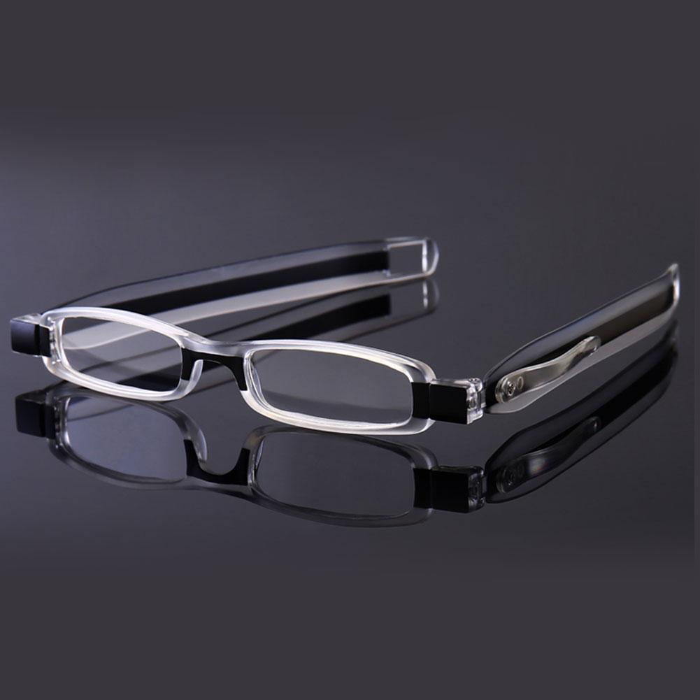 Unisex 360 graden draaibare opvouwbare leesbril anti-vermoeidheid presbyopische bril 1.0/1.5/2.0/2.5/3.0/3.5/4.0