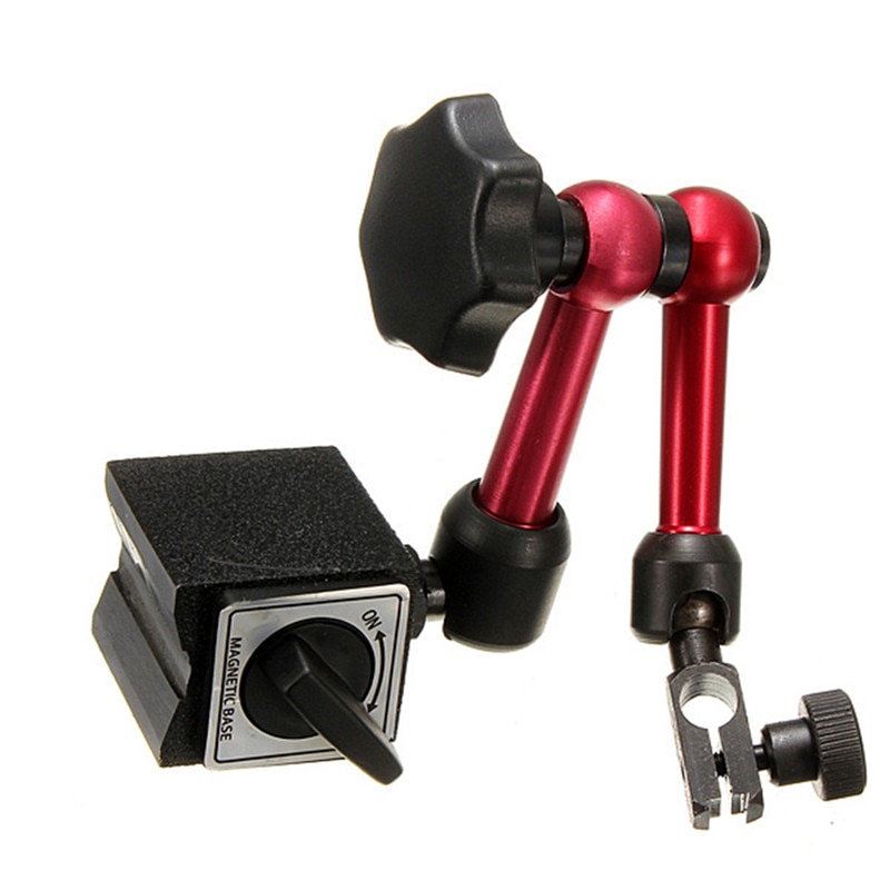 Mini Universal Flexible Dial Test Indicator Magnetic Base Holder Stand Magnetic Correction Gauge Stand Indicator Tool