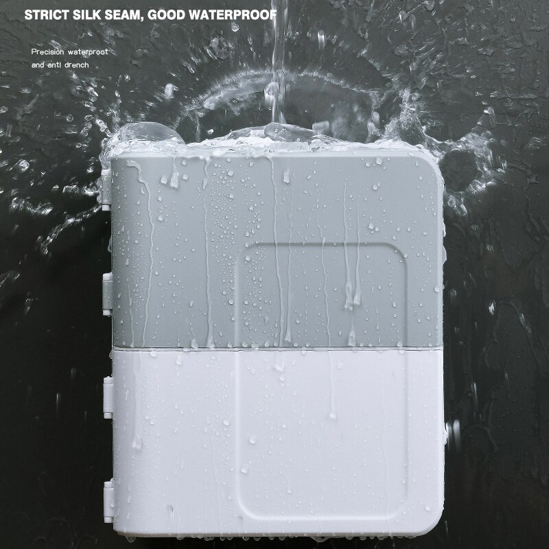 Portable Waterproof Tissue Toilet Paper Holder Plastic Wall Mounted Dispenser Organizer Storage Box Bathroom Accessory