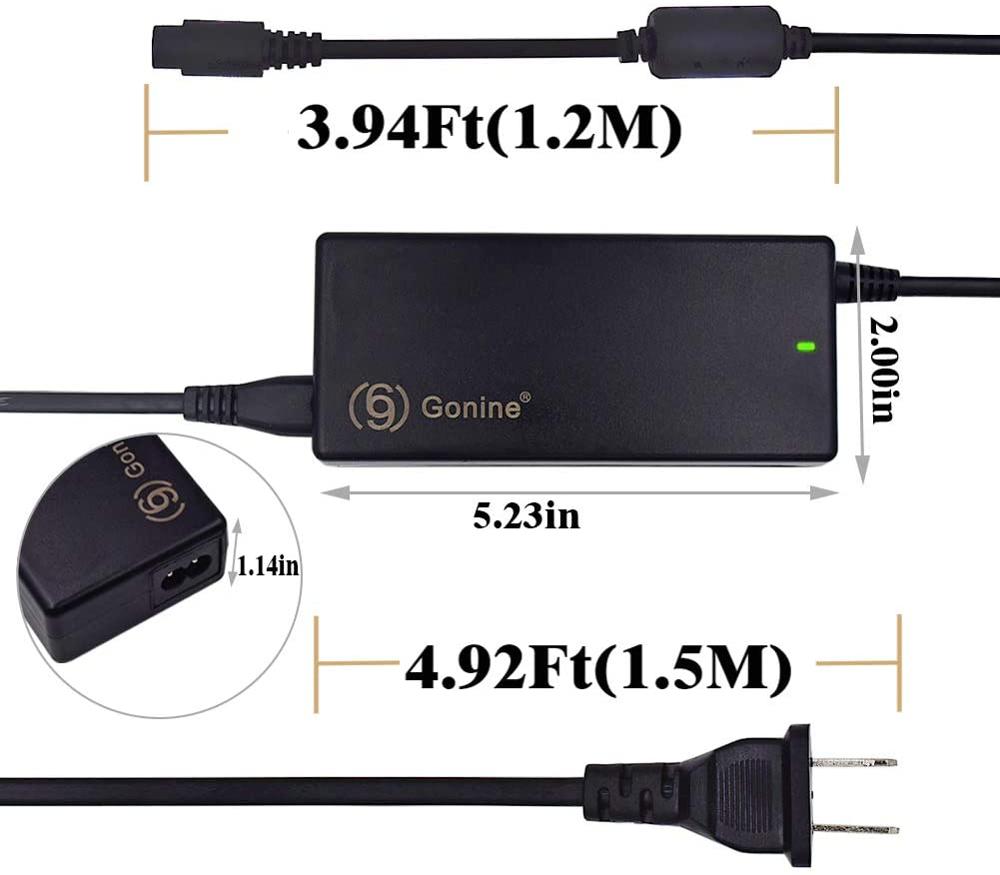 Gonine – chargeur universel 90W AC pour ordinateur portable, adaptateur secteur 15V, 16V, 18.5V, 19V, 19.5V, 20V, pour ASUS, HP, Dell, Sony, avec prise 16 DC