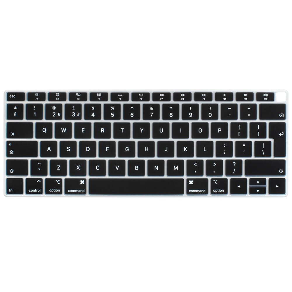 Euro English Water Dust Proof Keyboard Cover for Macbook Air 13 A1932 A2179 Super Thin Keyboard Protector