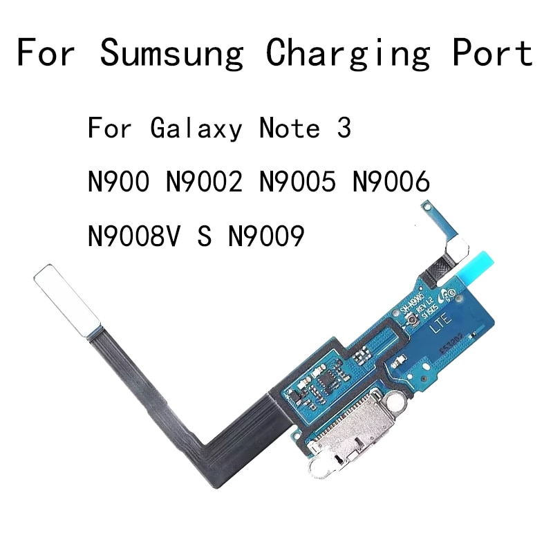 USB chargeur Dock Port prise Jack connecteur carte de Charge câble flexible pour Samsung Galaxy Note 3 N900 N9002/9 N9005 N9006 N9008V S