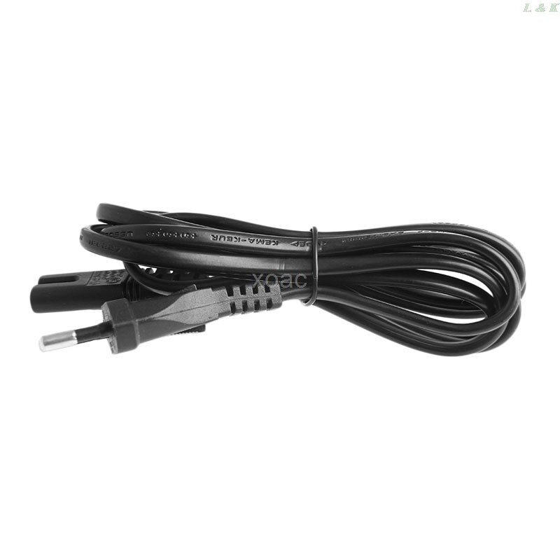 Short C7 To EU European 2-Pin Plug AC Power Cable Lead Cord 1.5M 5Ft Figure 8 M08