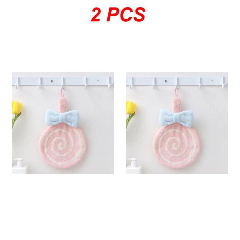 Cartoon Handdoek Zacht Absorberend Koraalfluweel Geborduurd Huidvriendelijke Microfiber Lolly Afveegdoek Voor Keukenbadkamer: 26 #