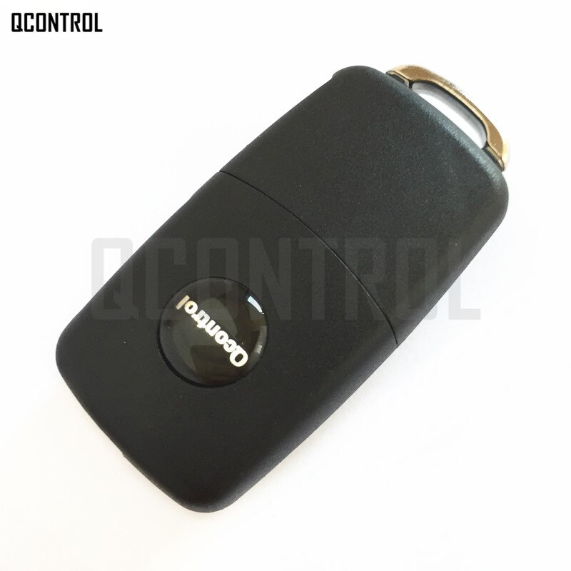 QCONTROL Car Remote Flip Key for SEAT ALHAMBRA/AROSA/CORDOBA/IBIZA/LEON/TOLEDO 5FA 008 548 with ID48 Chip 434MHz