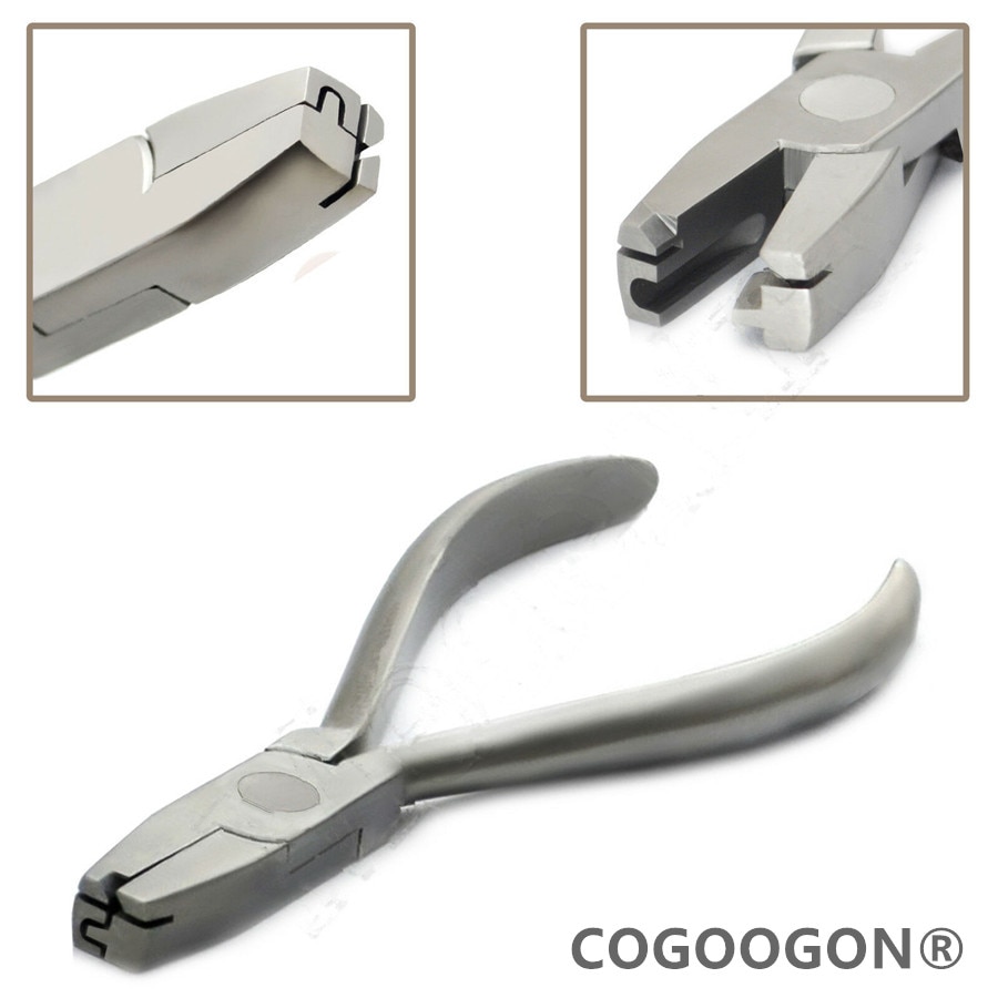 Dental ortodontisk loop forming wire tang nance tang omego loop instrument
