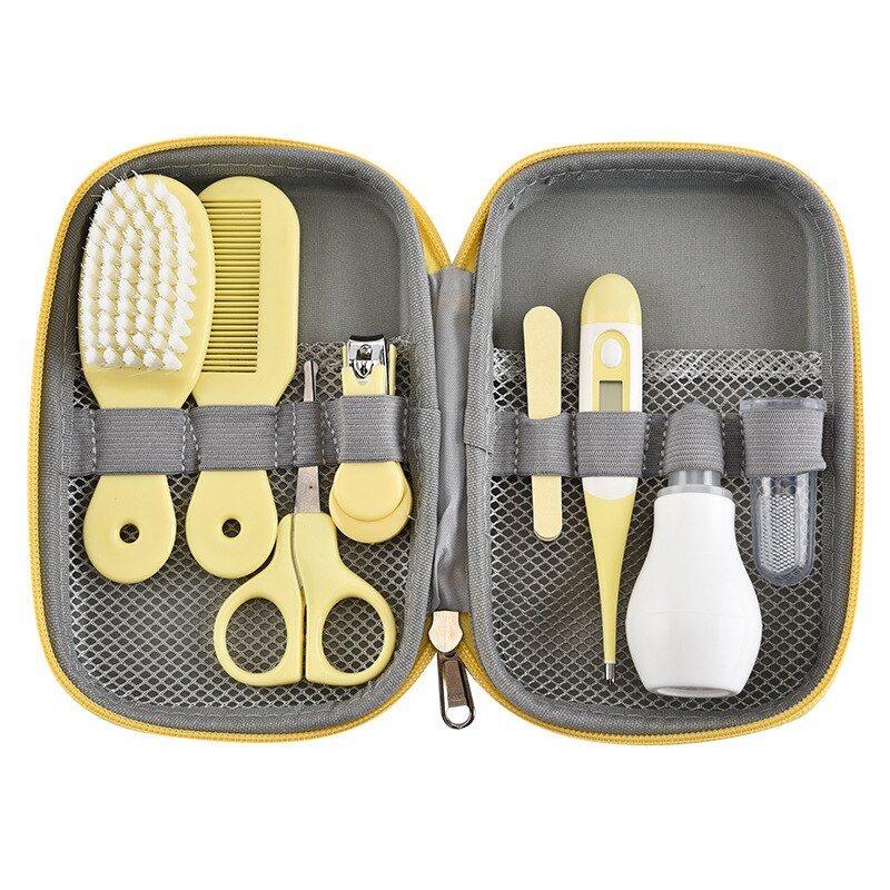 10 Stks/set Baby Nail Trimmer Gezondheidszorg Kit Gezondheidszorg Kit Draagbare Pasgeboren Baby Grooming Kit Nagelknipper Veiligheid Zorg Set: TF156 8PCS