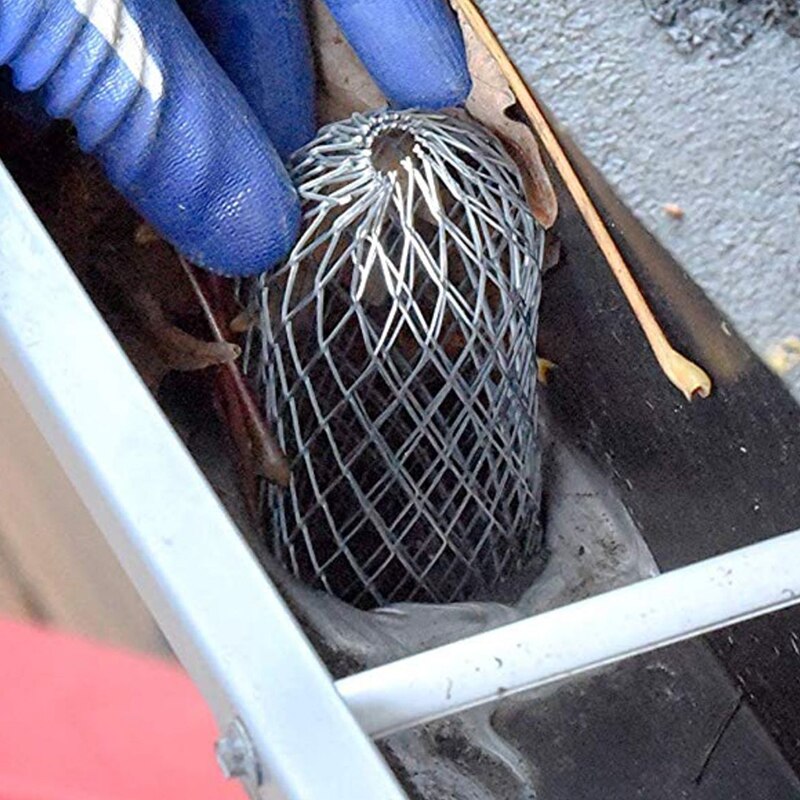 Leaf debris filter roof gutter protection filter aluminum filter garden gutter debris net cover practical Deciduous Filters
