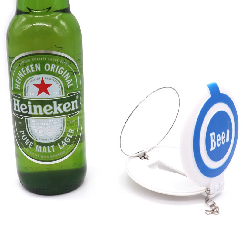 Cintura fibbia per birra forniture per attività da sbarra tutto'aperto protezione ambientale in plastica rossa e blu portabottiglie per vino