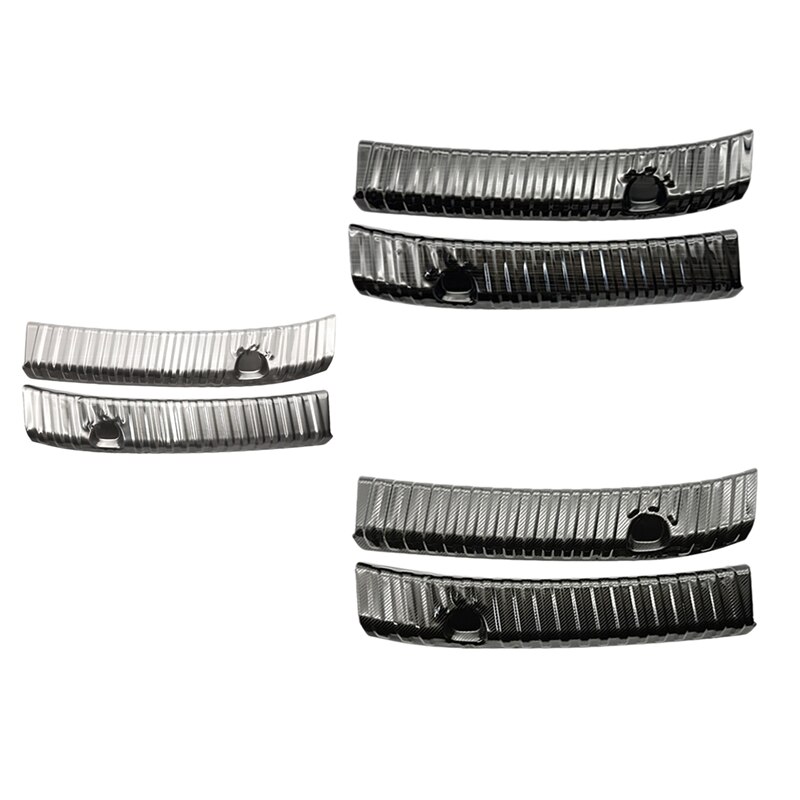 Voor Tesla Model Y Kofferbak Guard Voorkomen Plaat Pedaal Cover Trim Auto Anti-Kras Bescherming Roestvrij