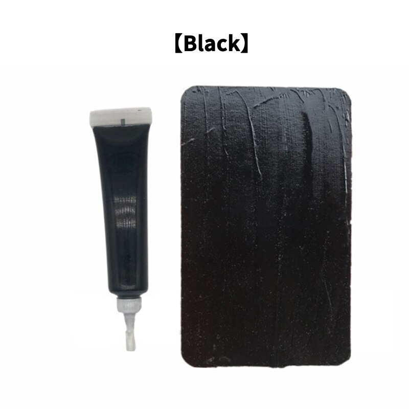 20 Color Wood Furniture Repair Paint Wax Solid Wooden Refinishing Paste Floor Furniture Scratch Fast Remover Repair Paint Tool: Black