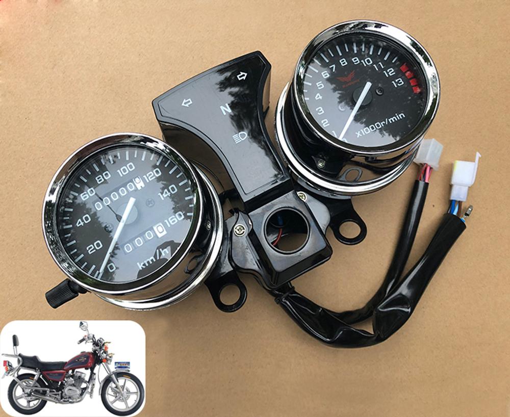 E0174 Universele Motorfiets Snelheidsmeter Gauge Toerenteller Kilometerteller Voor Honda CM125 Digitale Gear Onderdelen