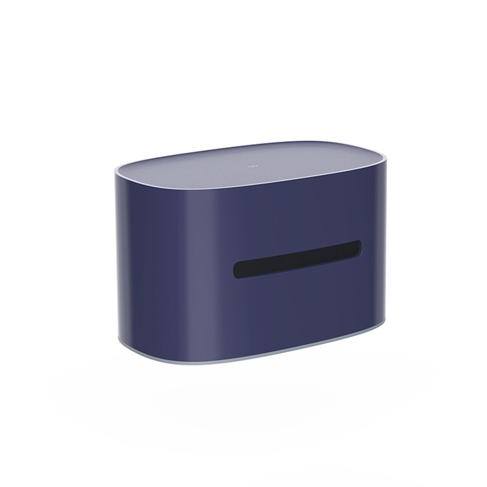 Caja para pañuelos sencilla, contenedor de papel tisú para el hogar y la sala de estar, caja protectora de papel, recipiente de servilleta, estuche protector, Decoración de mesa: Azul
