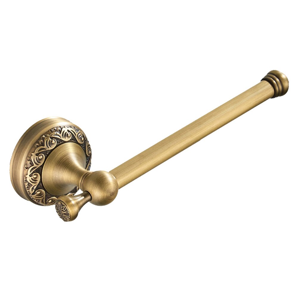 Toalett kjøkkenrull papirholder vintage messing toalettpapir oppbevaring henger rack hylle