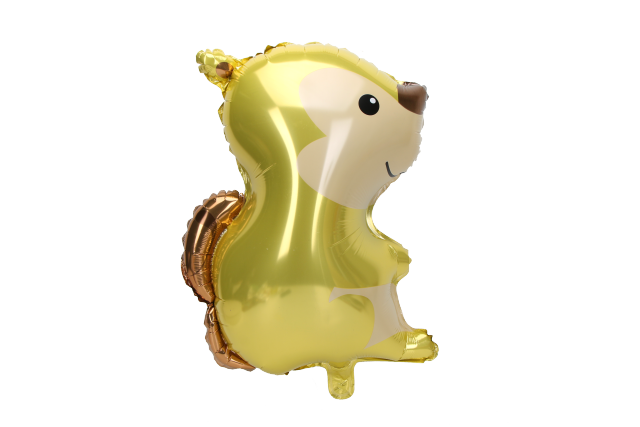 6Pcs 1Pcs Baby Shower Forest Theme Party Balloons Set Cartoon Amnimal Fox Squirrel Animal Balloons Birthday Party Decorations: no.1 balloon