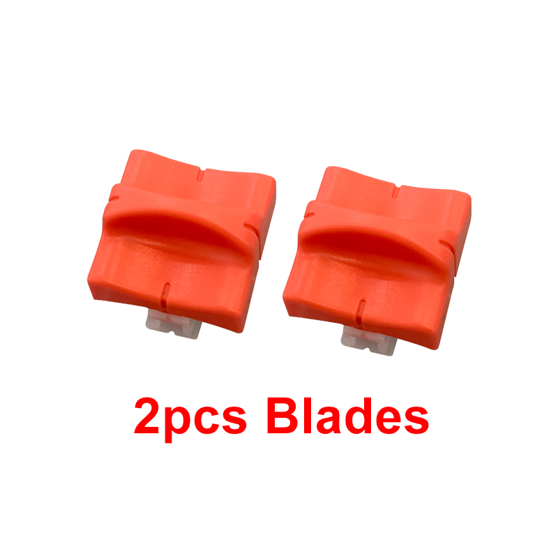 Orange Paper Cutter Replacement Blades For Paper Cutter Guillotine Card Trimmer Ruler DIY Accessories: 2pc