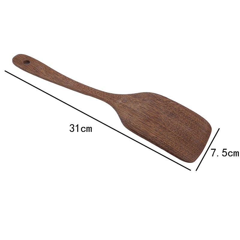 Träspade för non-stick pan ris sked köksredskap trä spatel köksredskap köksutrustning