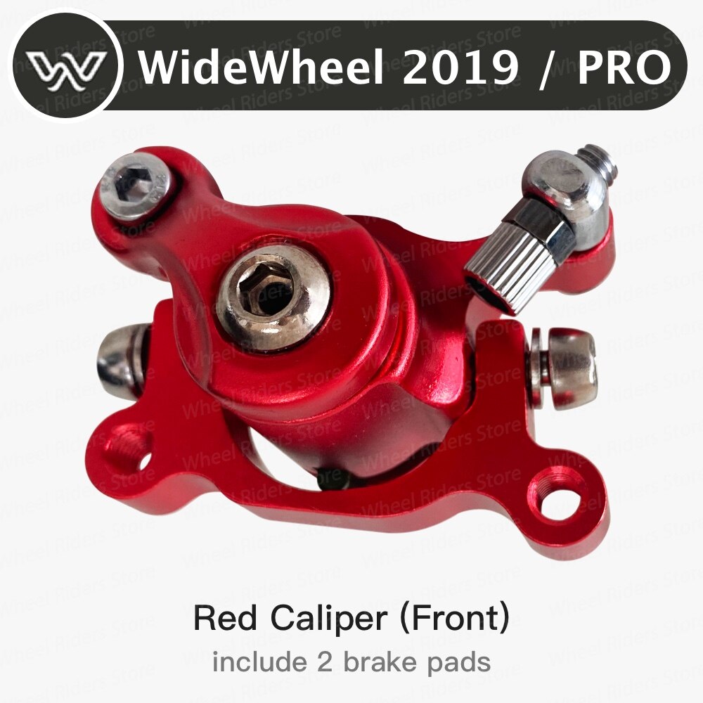 Mercane widewheel pro bremsekaliper reservedele tilbehør scooter skateboard: Rød front