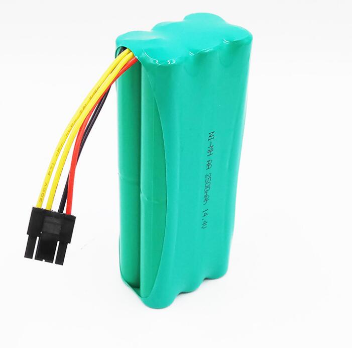 14.4V Ni-MH AA Rechargeable battery Pack 2500MAH for Ecovacs Deebot Deepoo X600 ZN605 ZN606 ZN609 Midea Redmond Vacuum Cleaner