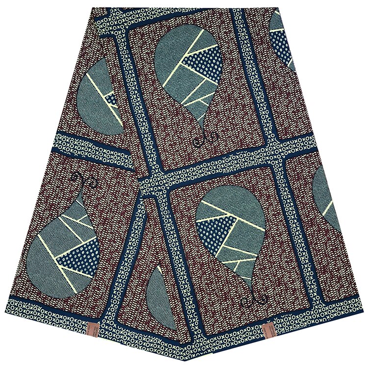 african fabric wax Real Wax High Prints In Original Wax 100% Cotton Wax African Ankara Fabric: color15