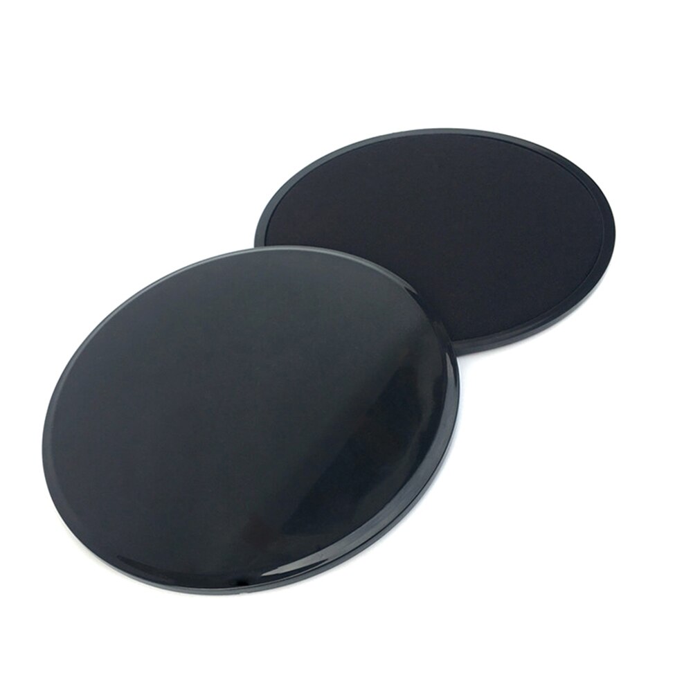 2Pcs Exercise Sliding Gliding Discs Yoga Fitness Abdominal Trainers Core Slider Disc Exercise Plate for Yoga Gym Abdominal Train: Black