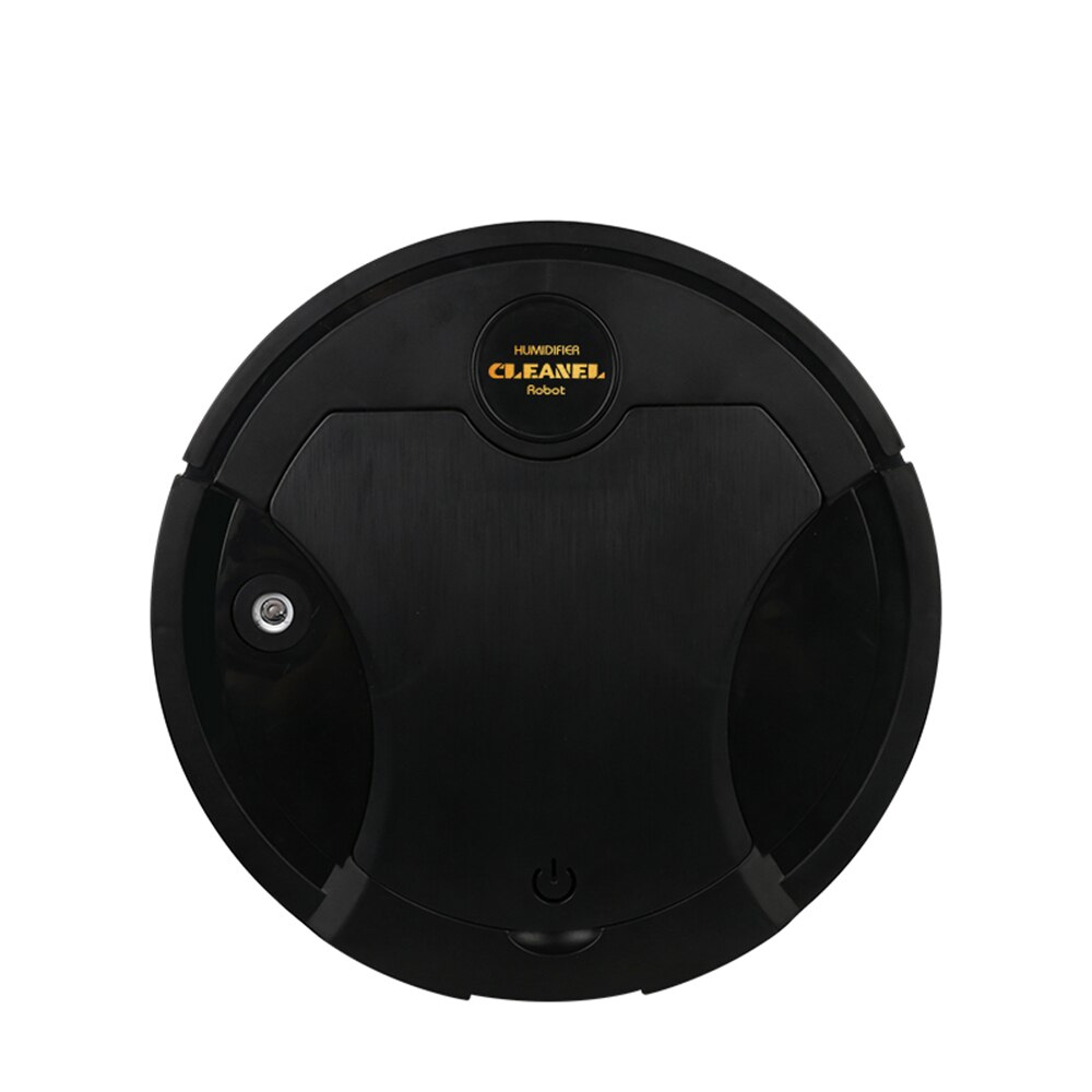 Smart Sweeping Robot 5In1 Sweeping Machine USB Charging with UVC Spray Disinfection Humidifier Home Multifunction Cleaning Tools: black