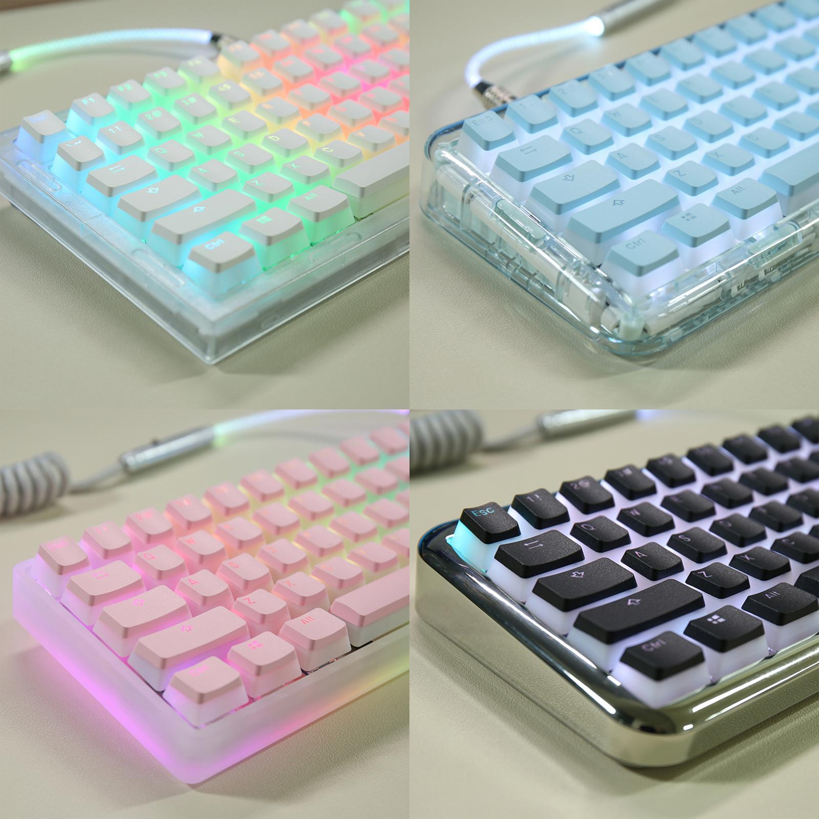Pbt Pudding Keycaps 108 Toetsen Backlit Doubleshot Keycap Set Voor Pc Gaming