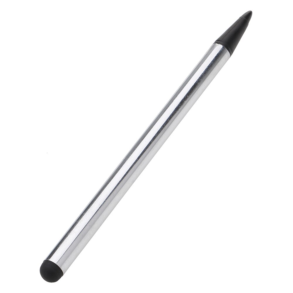 12 cm stylus pen resistive og kapacitive touch screen penne hård spids til iphone og windows mobile praktisk sølv
