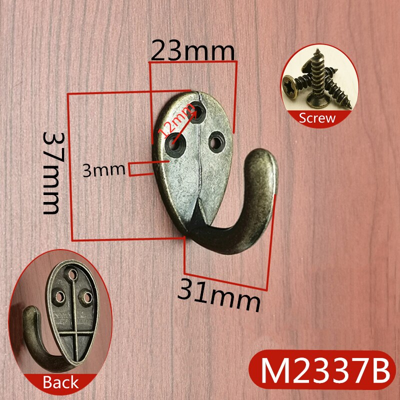 5pcs/lot Silver Antique Hooks Small Wall Hanger Buckle Horn Lock Clasp Hook Hasp Latch For Wooden Jewelry Box Furniture Hardware: M2337B