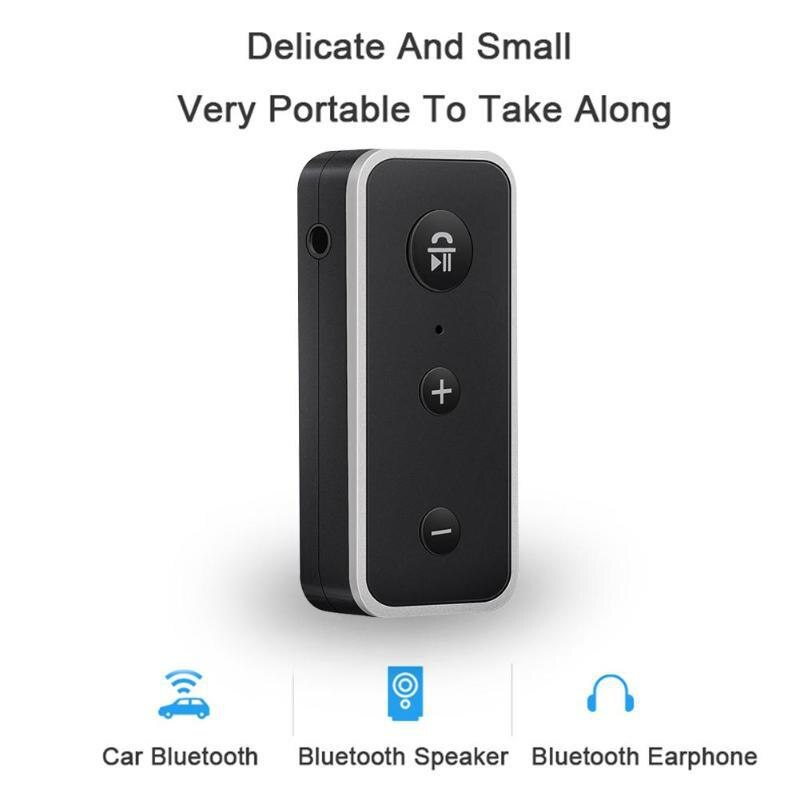 Bluetooth 5.0 Audio Receiver 3.5mm AUX Stereo Music Wireless Adapter For Car kit Transmitter Bluetooth Dongle With Mic HandsFree