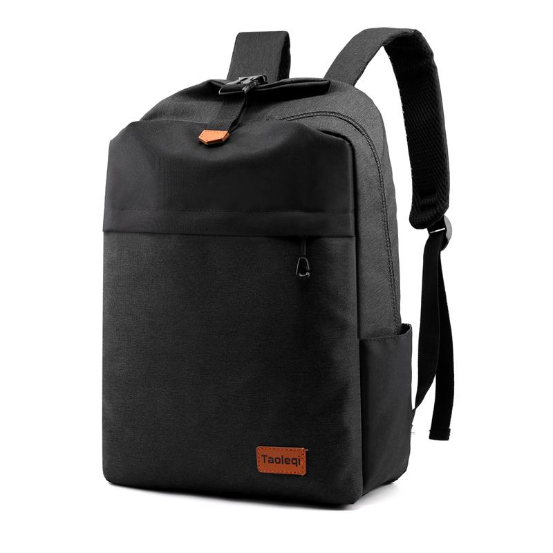 Rucksack Männer Rucksack Laptop Wasserdichte Rucksack Rucksack Mochilas Männlichen Schulter Tasche Für Teenager Jungen: Schwarz