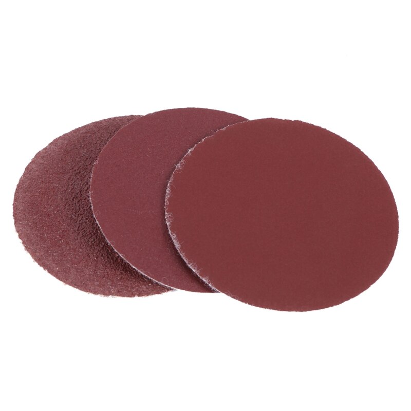 200Pcs 50mm 2 Inch Sander Disc Sanding Discs 80-3000 Grit Paper with 1Inch Abrasive Polish Pad Plate + 1/4 Inch Shank for Rotary