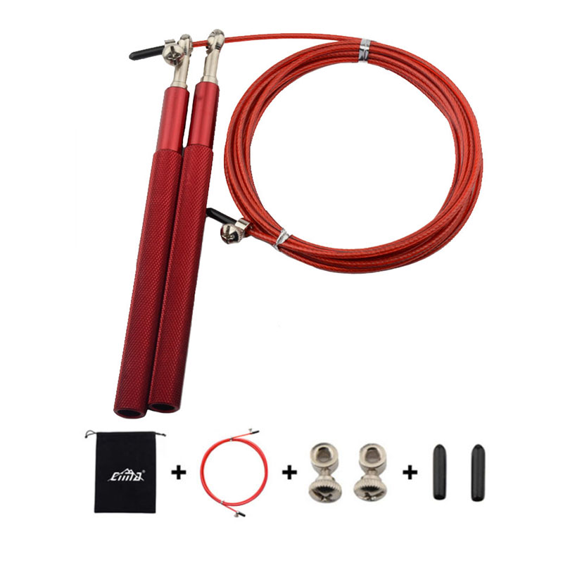 Skipping Rope Speed Boxing Jumping Training Physical Agility Gym Fitness Exercise Accessories Workout Battle: Red Set