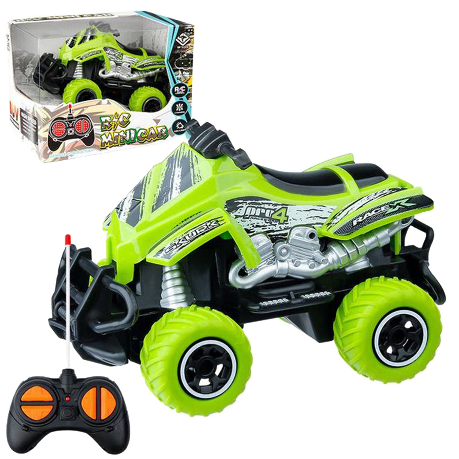 Children's toys rc car 1:43 Mini Simulation Off-road Motorcycle Electric Remote Control Toy Car machine on control remote car: C