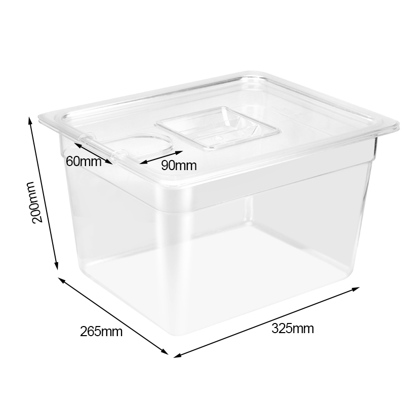 11L Fit 3rd Generation Smart Wifi Control Sous Vide Container Stainless Steel Rack: 11L