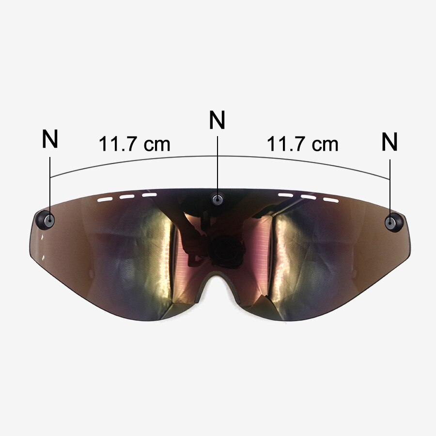 CAIRBULL-Casco de triatlón para hombre, lentes de Ciclismo, Casco aerodinámico, lente de Casco tt Ciclismo de Carretera, accesorio para gafas