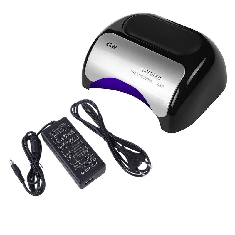 48W CCFL UV LED Lamp Nail Dryer Cure Nails Polish Gel Art Automatic Induction Manicure Tools