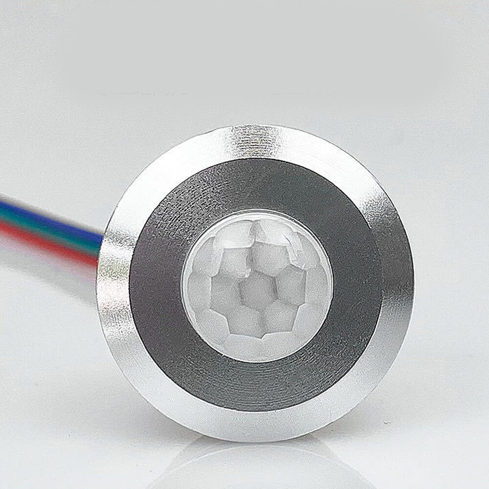 32 Channels DC12V 24V led strip Light dimmer PIR Motion Sensor controller moving effect for DIY Stair Lighting Staircase: 1 pairs sensor